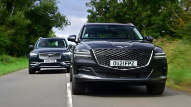 Genesis GV80 vs Volvo XC90 - front